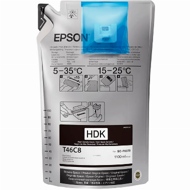 Bolsa de Tinta Preto T46C820 Alta Densidade UltraChrome DS – Epson